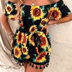 Sunflower romper